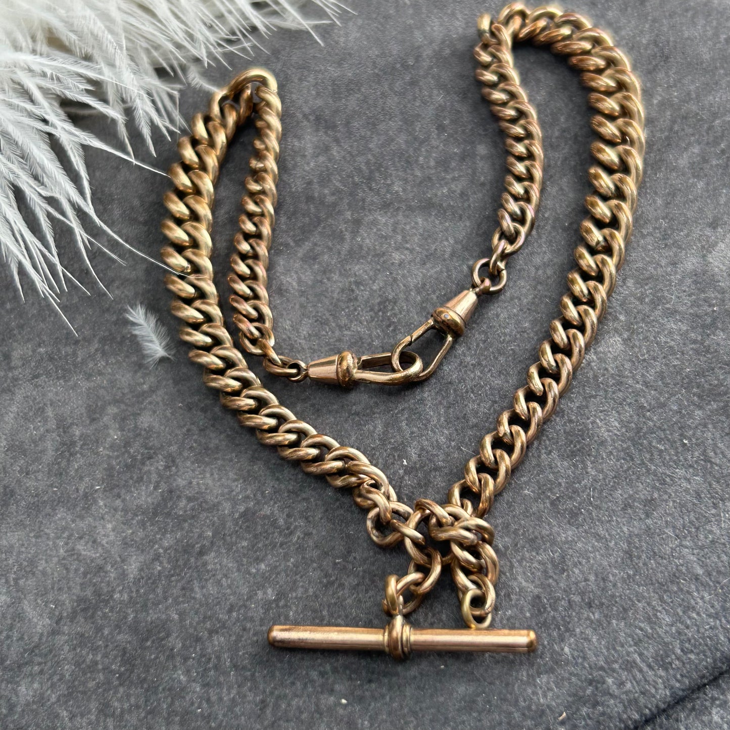 Antique Watch Chain - Rolled Gold