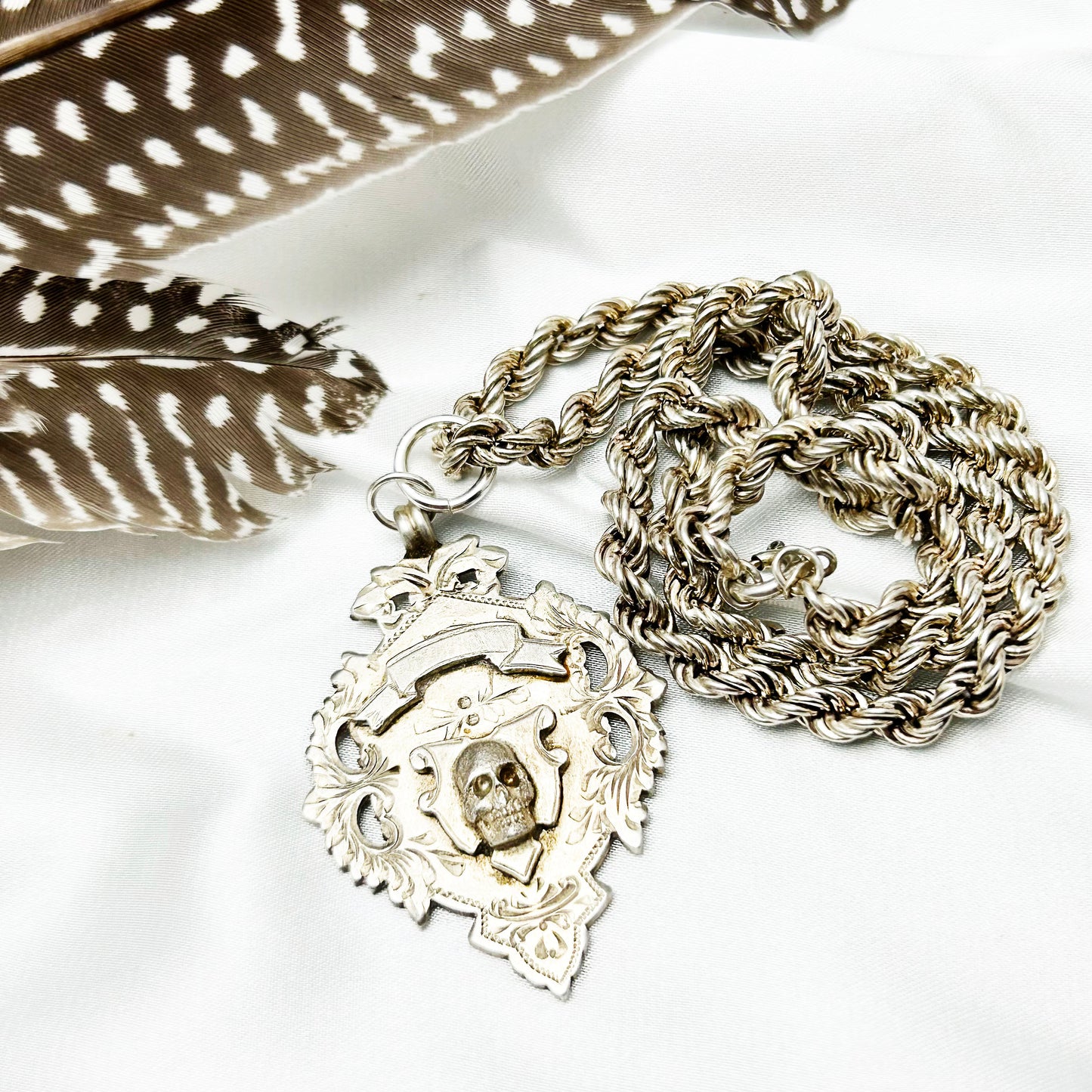 Memento Mori | Skull Fob Necklace
