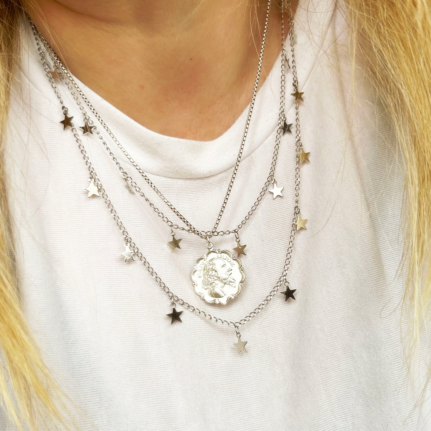St Jude - Sterling Silver Pendant (made to order)