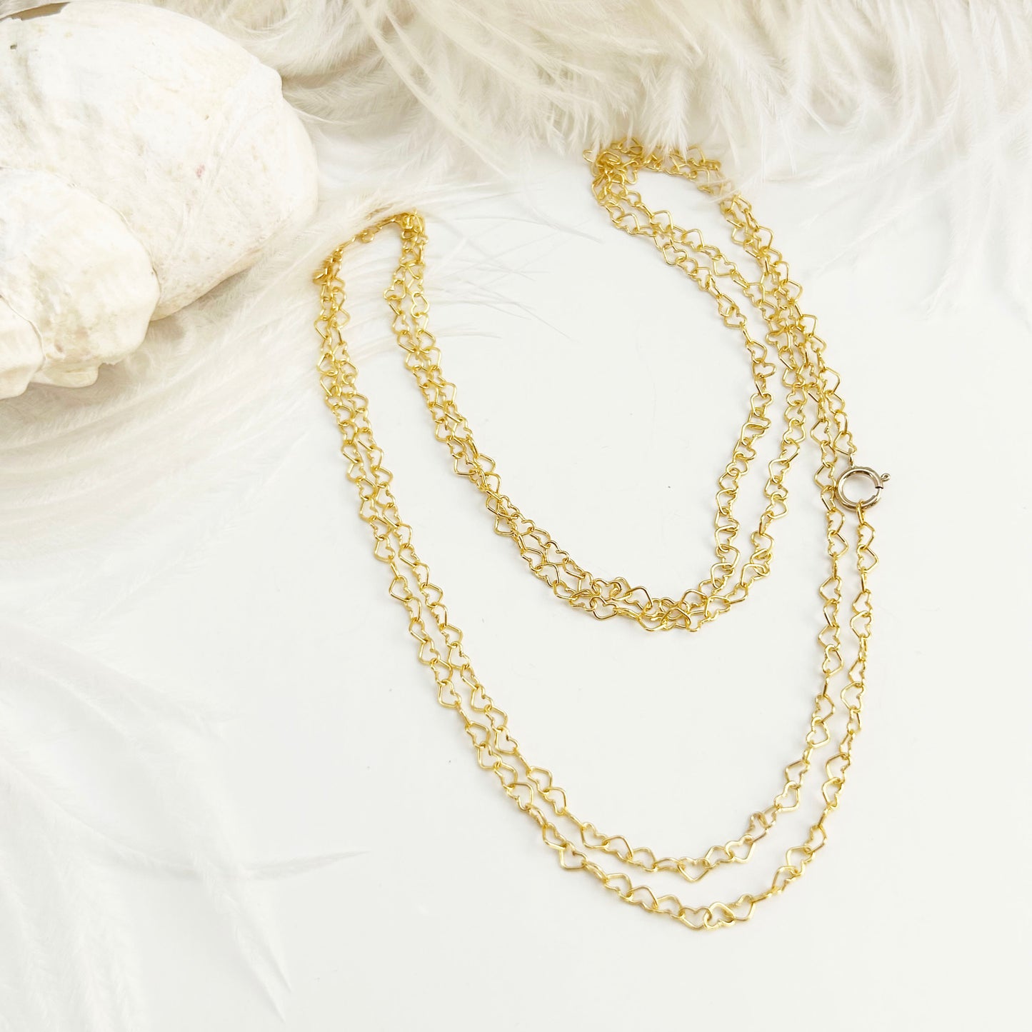 Heart Necklace Gold Filled