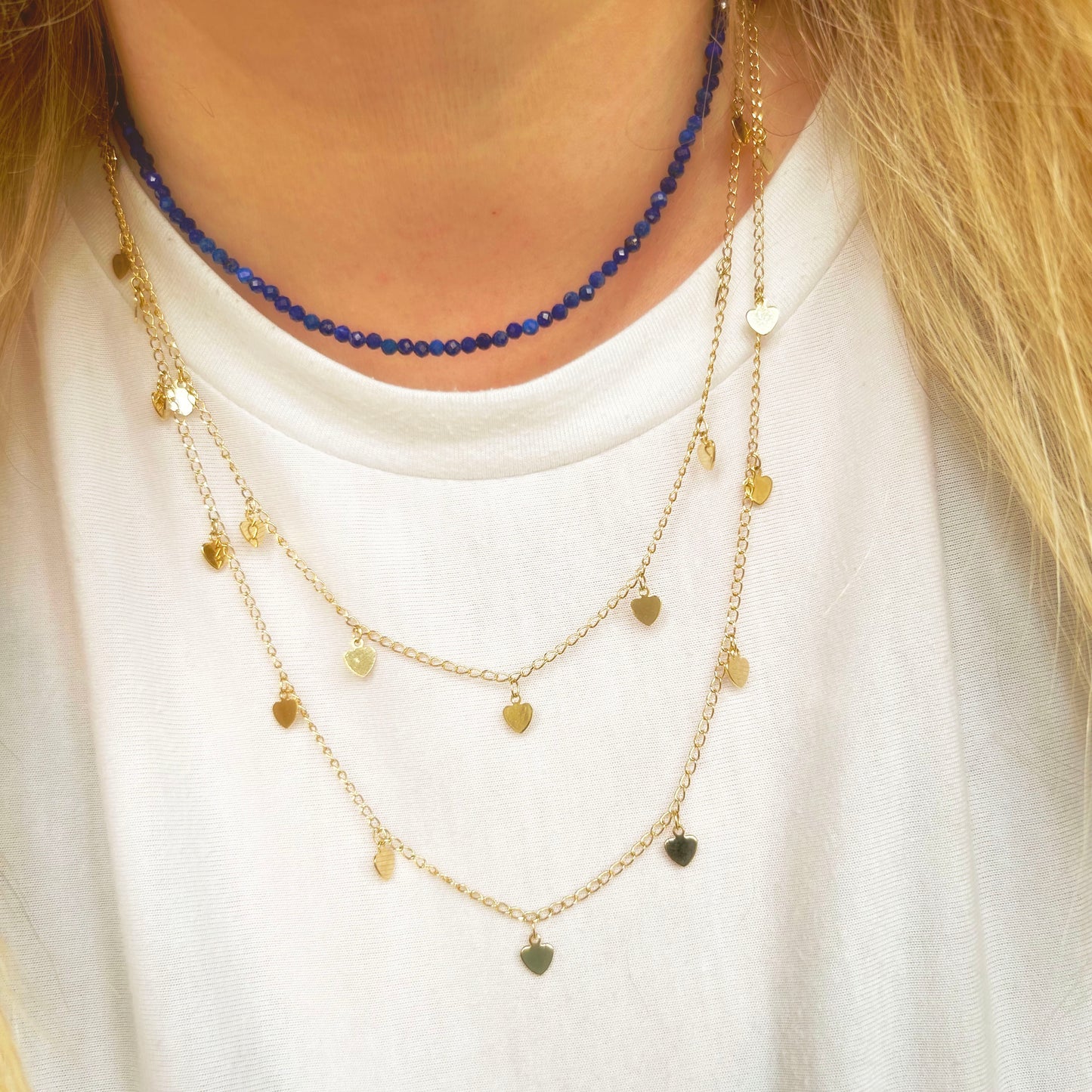 Lapis Lazuli - Gemstone Accent Necklace