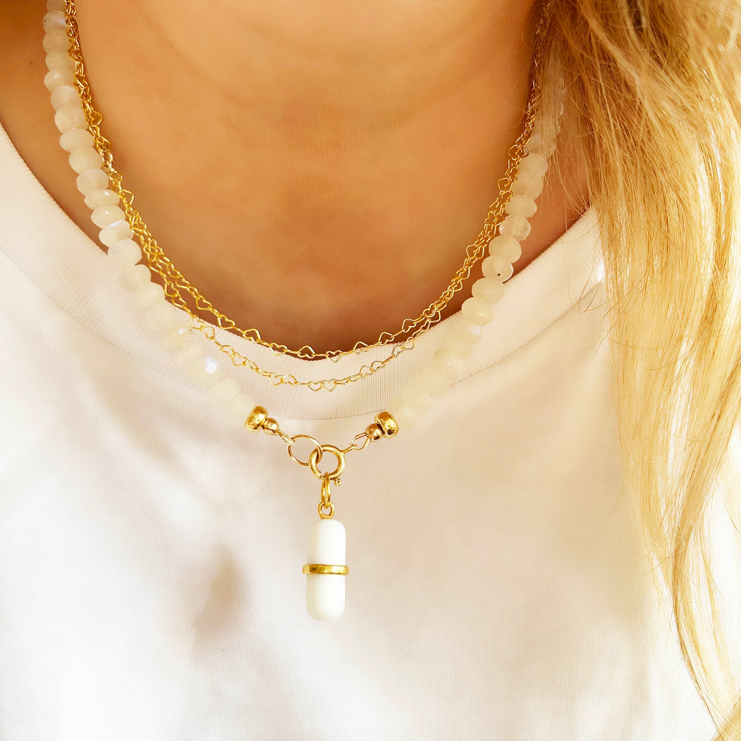 Heart Necklace Gold Filled