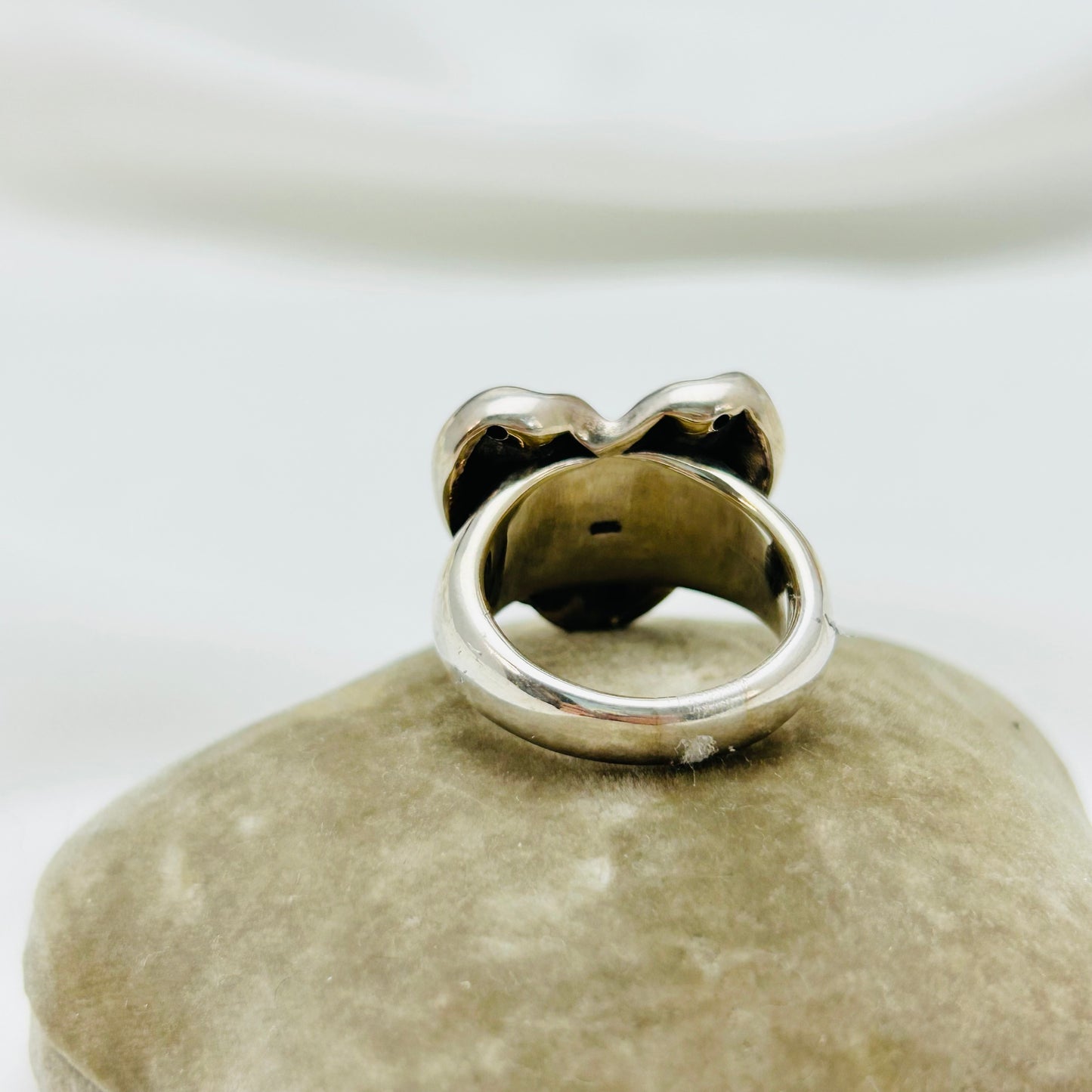Vintage Silver Heart Ring