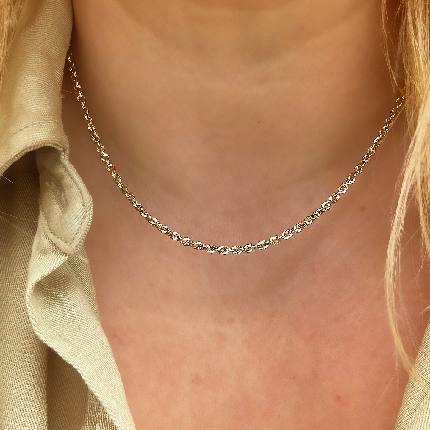 Vintage Gold Plated Sterling Silver Chains