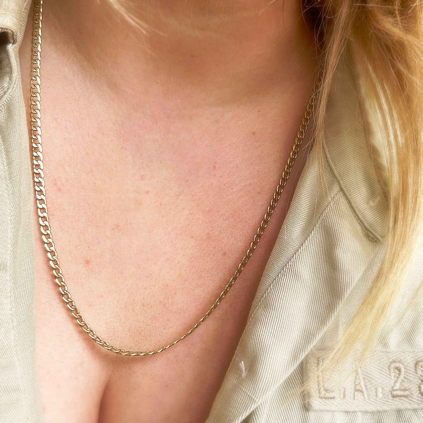 Vintage Gold Plated Sterling Silver Chains