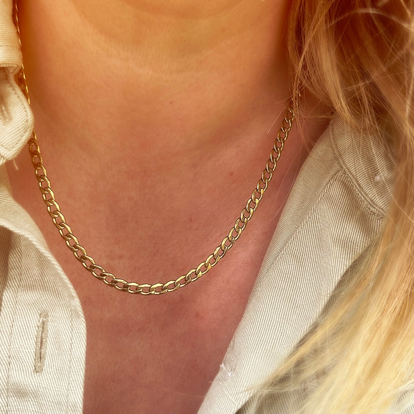 Vintage Gold Plated Sterling Silver Chains