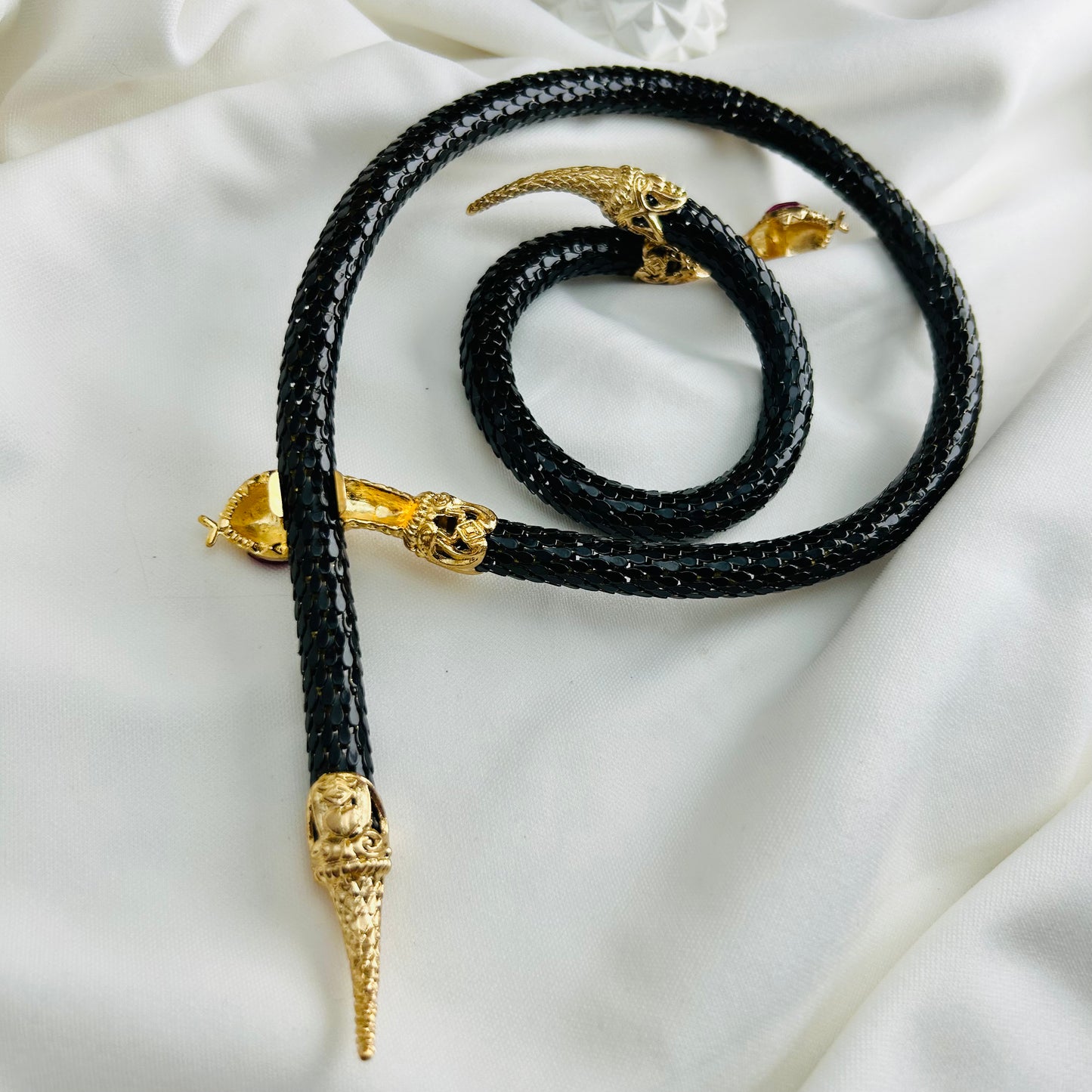 Vintage Snake Necklace and Bracelet