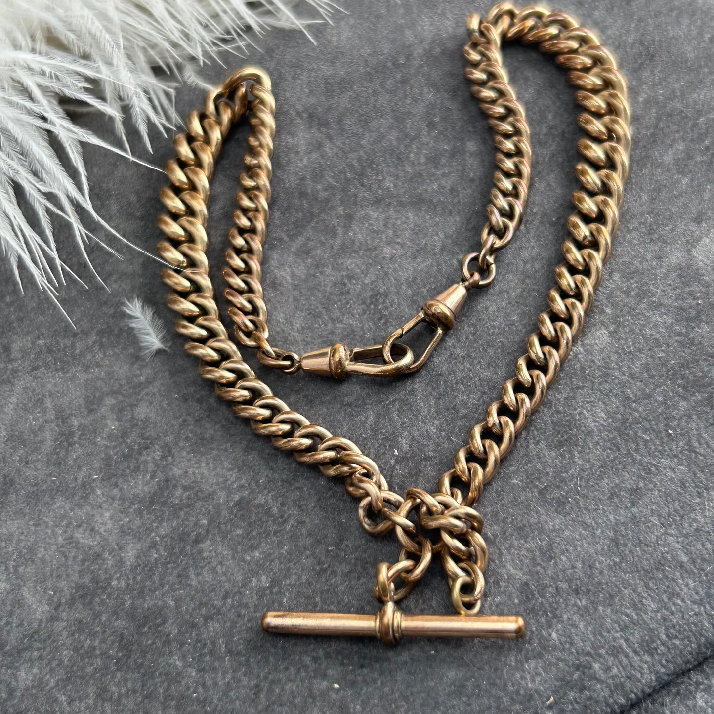 Antique Watch Chain - Rolled Gold