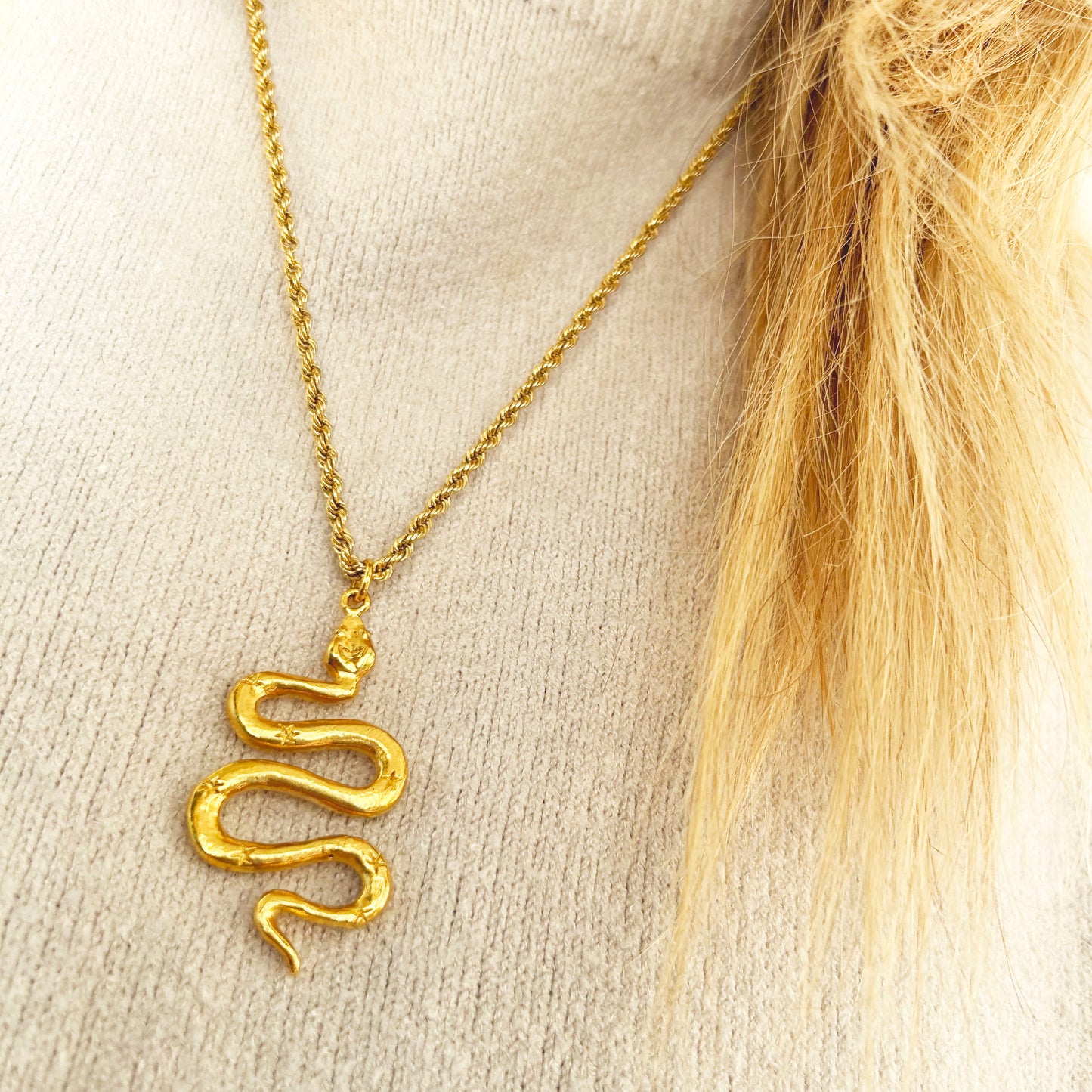 Snake Necklace | Vintage Necklace