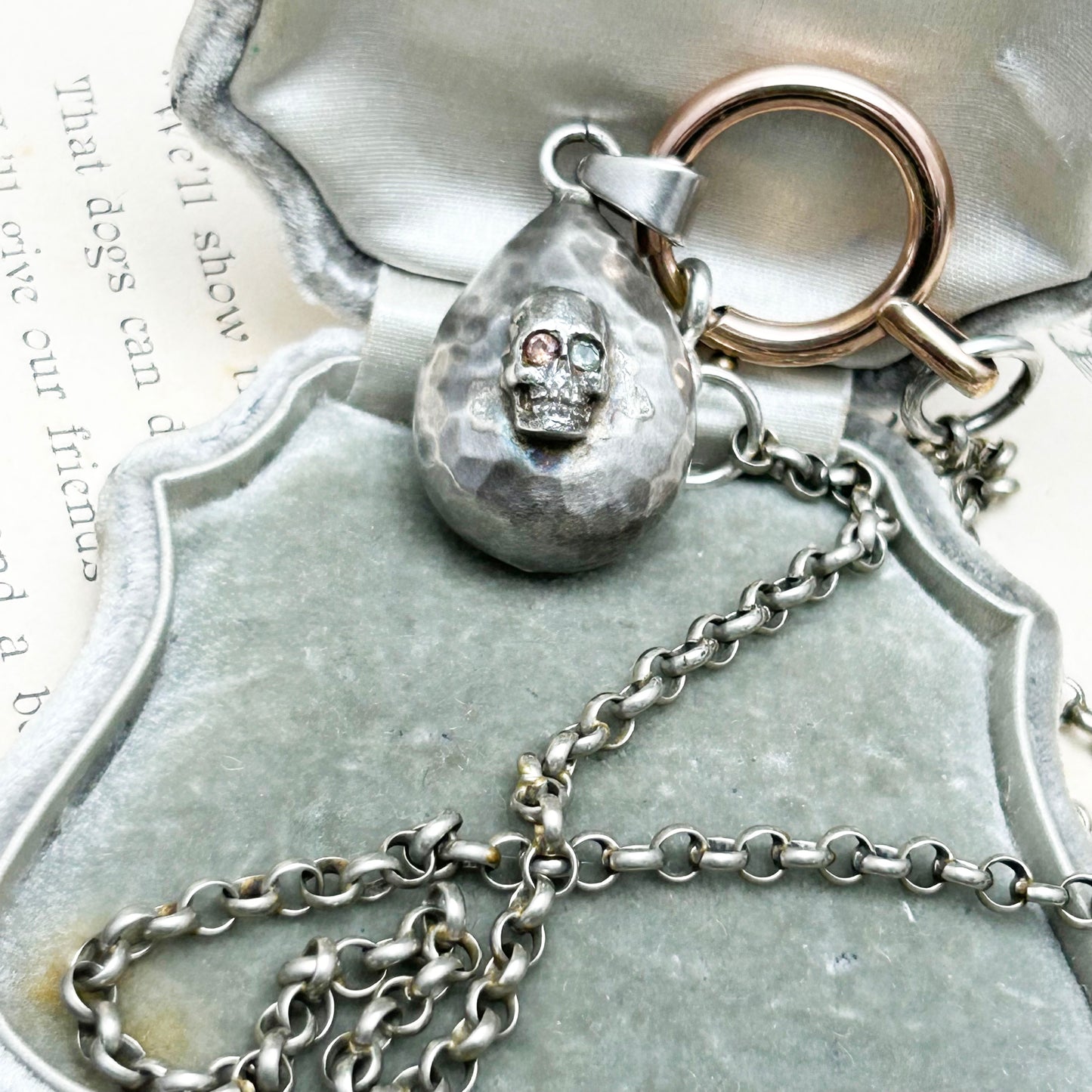 Memento Mori | Vintage Skull Necklace