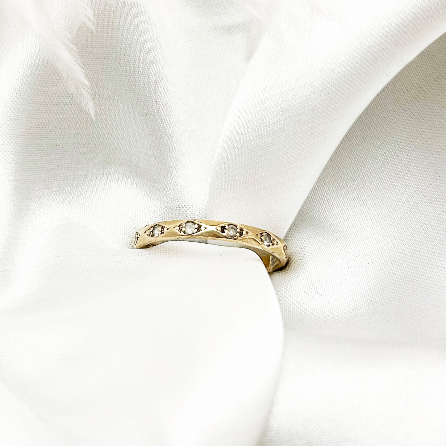 Vintage 9ct Gold & Spinnel Ring
