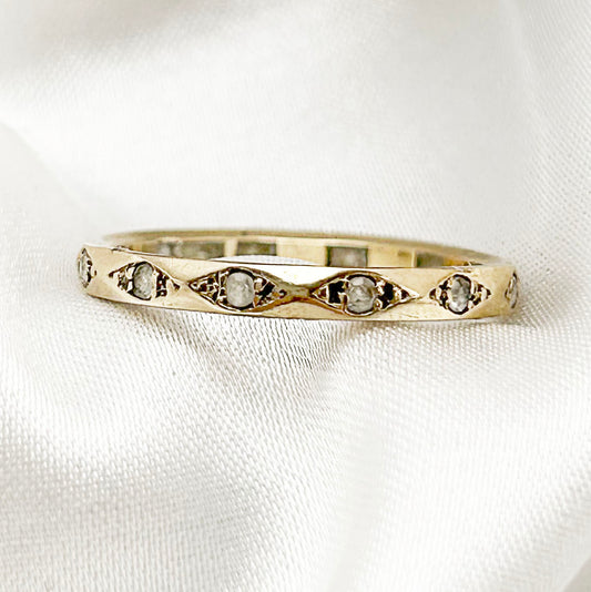 Vintage 9ct Gold & Spinnel Ring