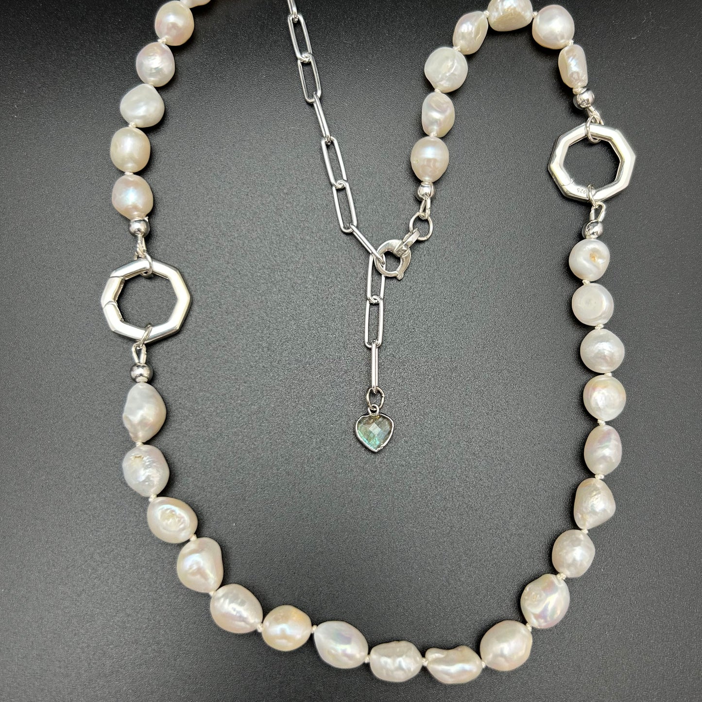 Gemstone Wedding Necklace | Bella - Donna