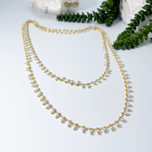 Faux Pearl - Layering Chain