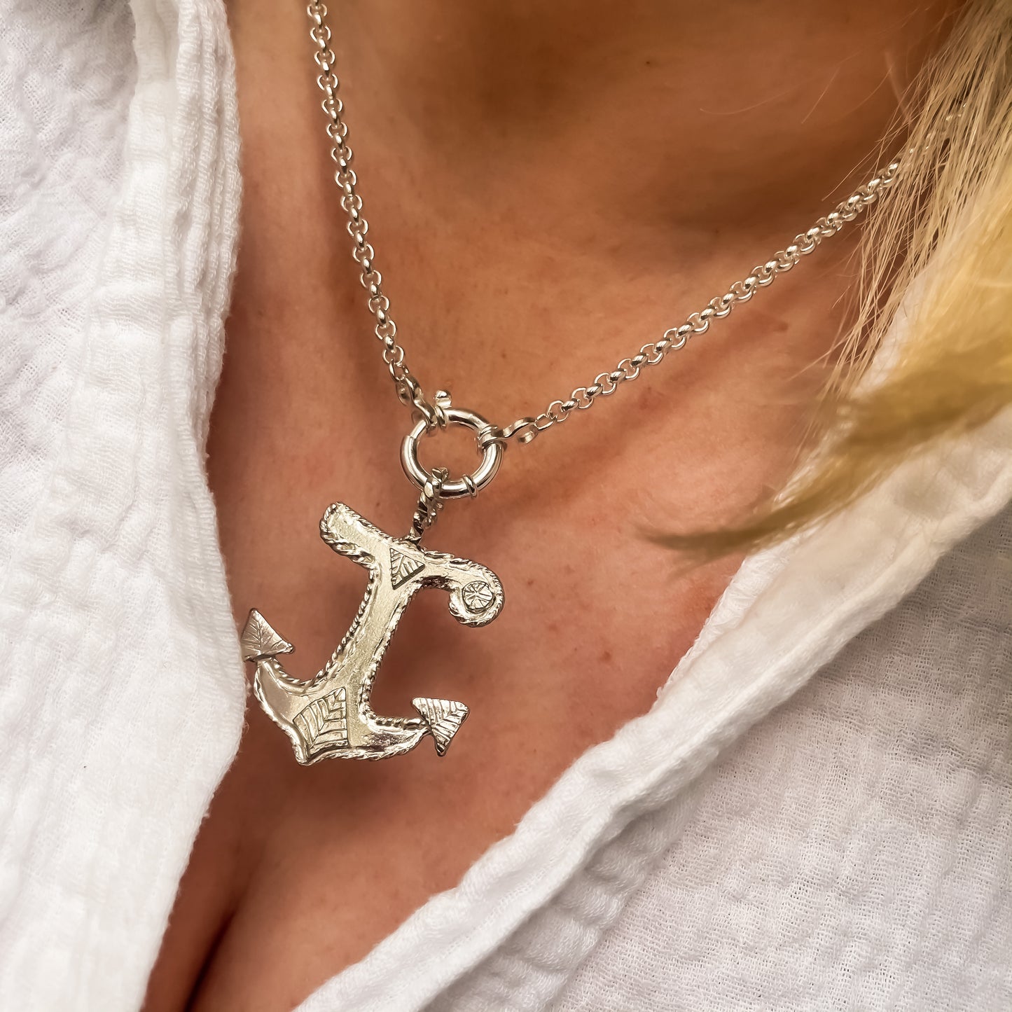 Steadfast Anchor - Sterling Silver