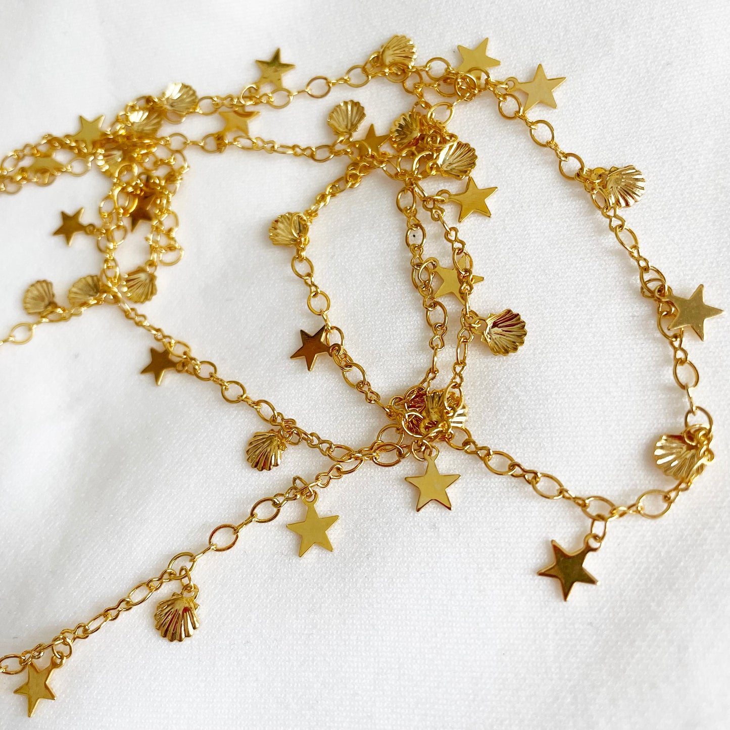 Star and Shell Layering Necklace
