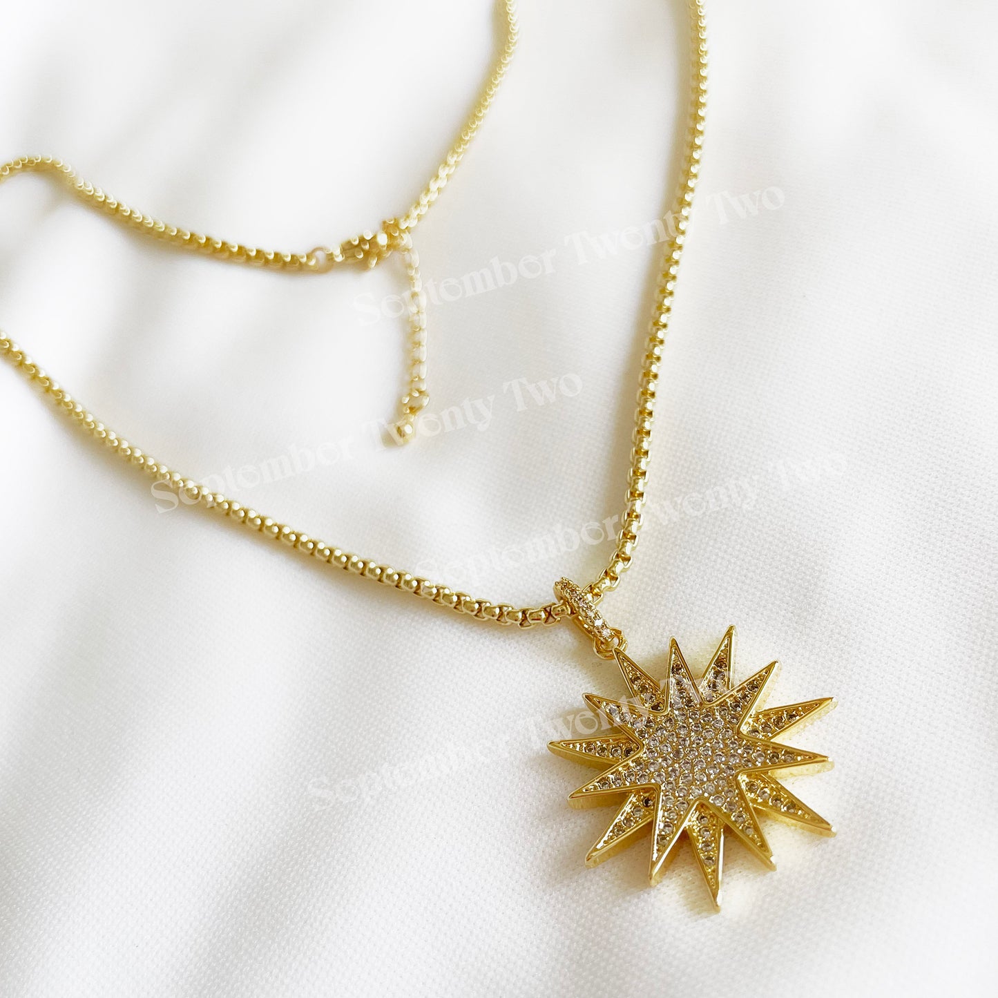 Starburst - Gold Plated Necklace