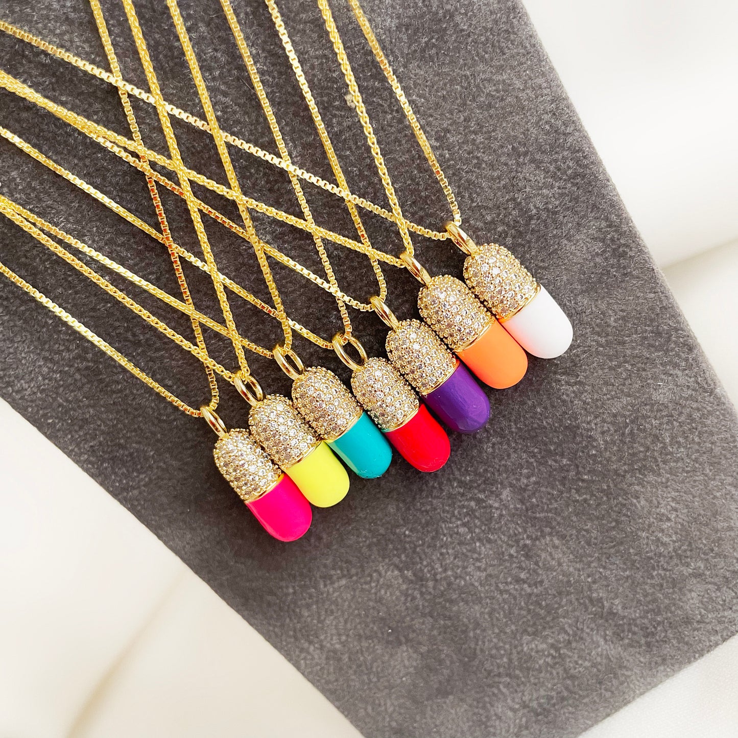 Pill Necklaces | Sparkly Pills