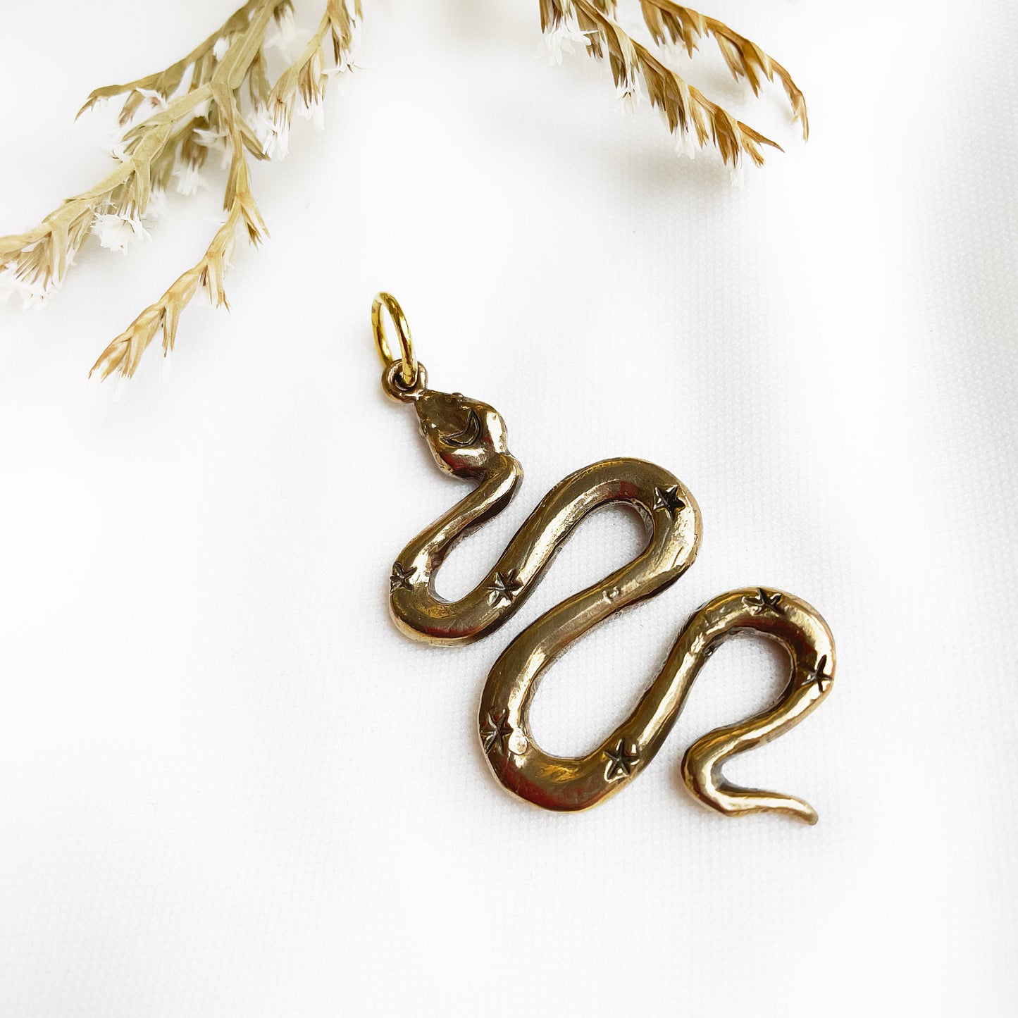 Snake Pendant | Sterling Silver "Serpens" Charm