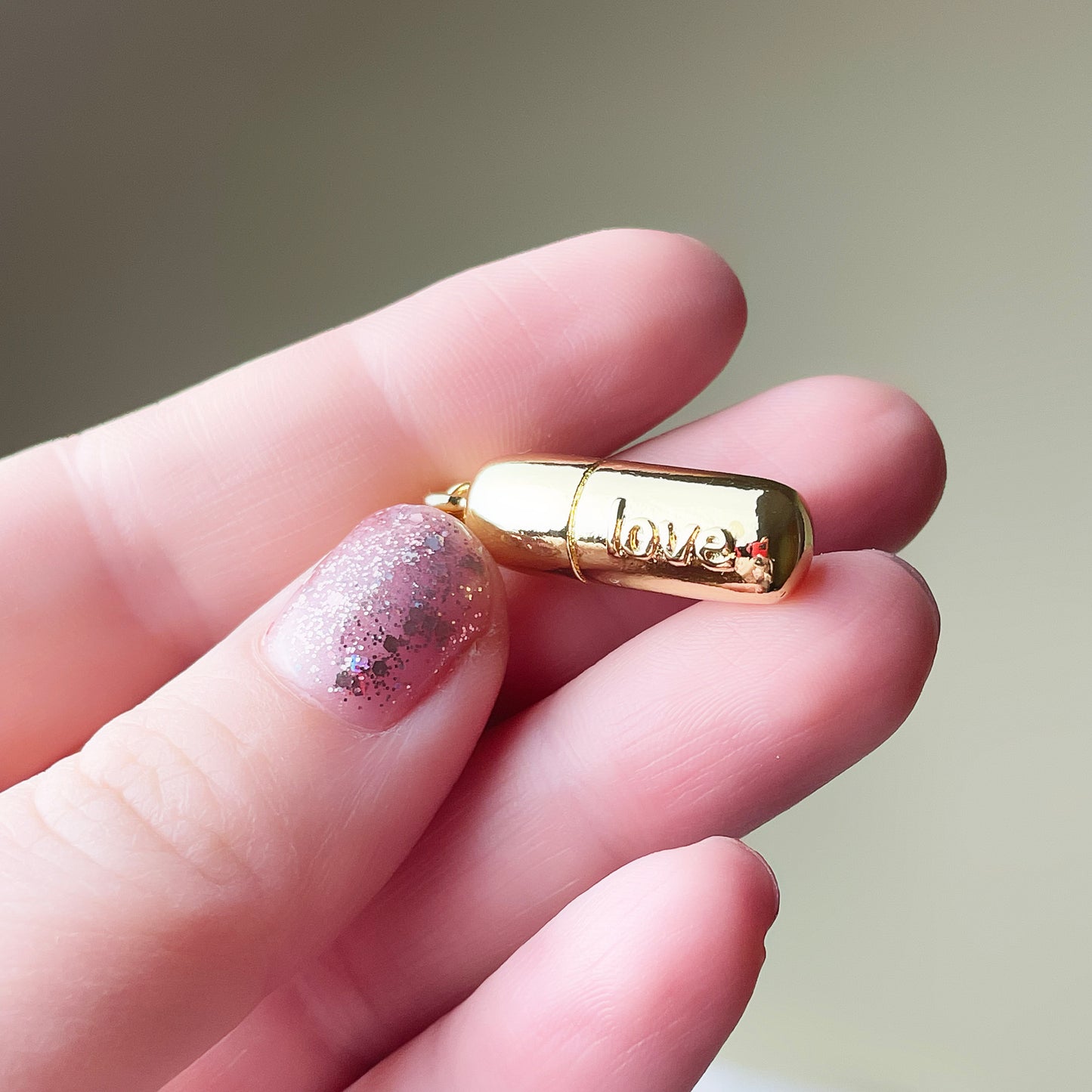 Happy Pill Charm | Love & Chill Pills